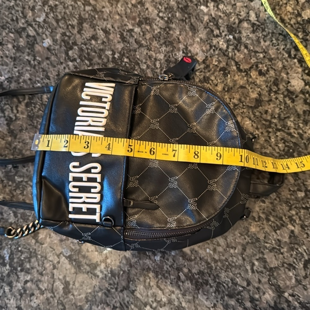 Victoria's Secret Black Backpack EUC - Picture 6 of 14
